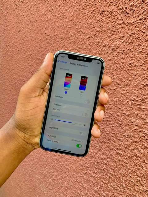 A picture of iphone 11
