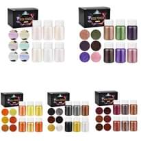 A picture of 6pcs Set Pearl Powder Pigment DIY Epoxy Resin Color