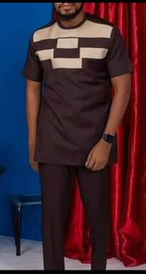 A picture of African men suits
