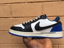 A picture of T shirt jeans shoes shoes Air jordan