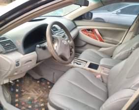 A picture of Clean Nigerian Used Black Toyota Camry 2007 Repainted Leather interior