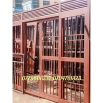 A picture of Metallic doors and windows