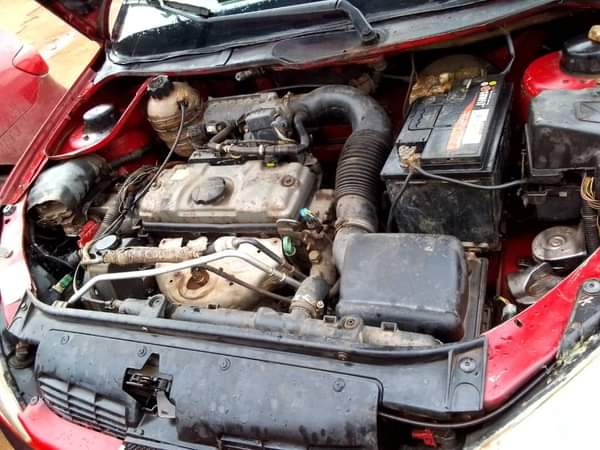 A picture of 206 with everything intact Untampered engine and gear AC freeze