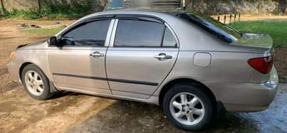 A picture of Clean registered 2003 Toyota corolla for sale The car engine