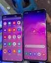 A picture of Samsung phones