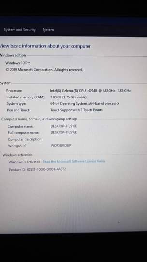 lenovo laptop