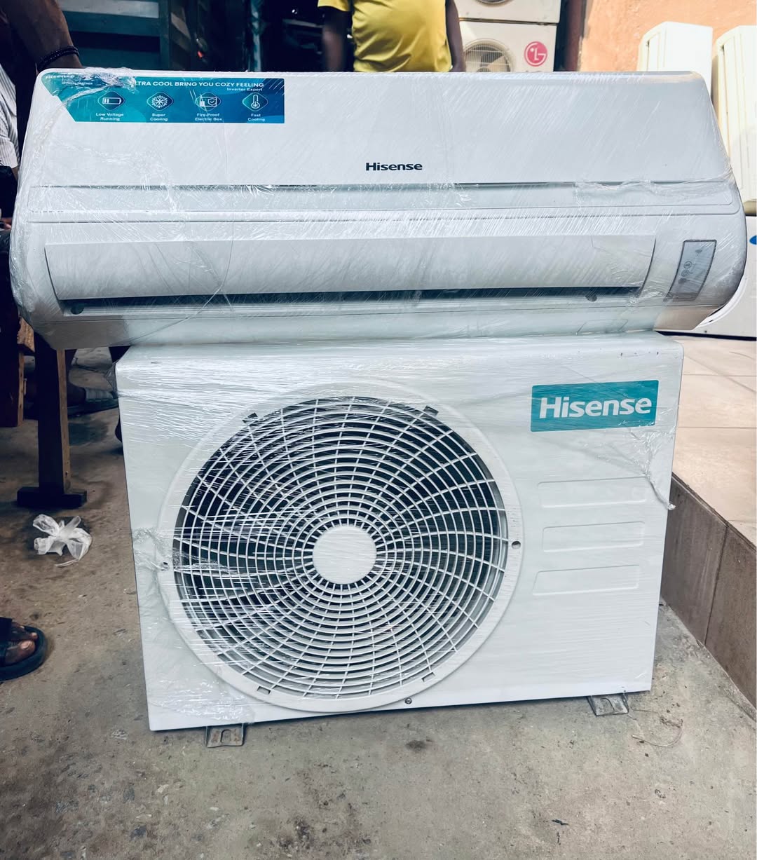 A picture of Hisense 1 5HP low voltage air conditioner