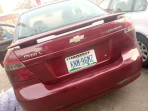 A picture of  Distress Alert Low Budget Ride Chevrolet Aveo CONDITIONS Super
