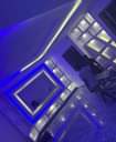 A picture of Pop ceiling window blind wall screeding wall painting TV console
