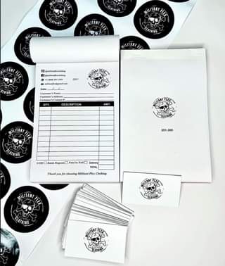 A picture of Receipt and invoice books
