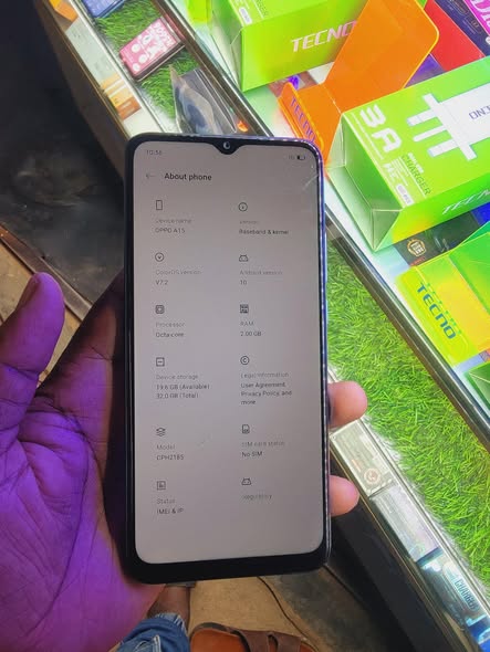 A picture of Oppo a15