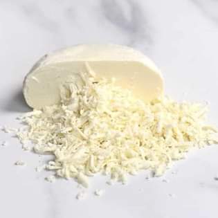 A picture of Shredded mozzarella cheese
