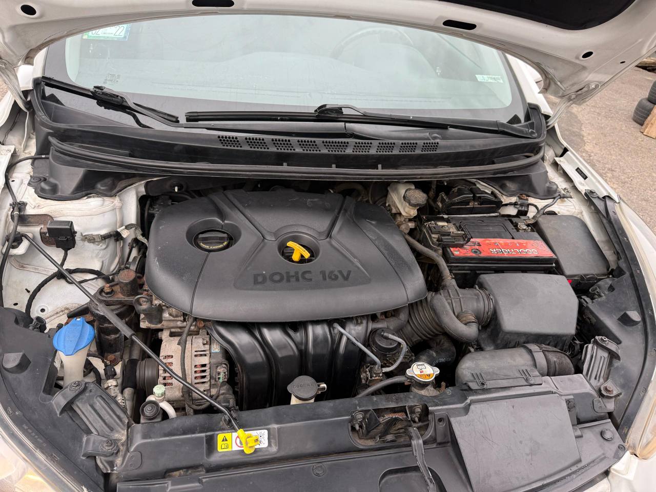 A picture of Distress Toks Sept 2024 Entry 2016 Hyudai Elantra Limited Accident
