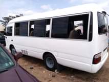 A picture of Toyota coaster bus for sale Clean body and clean interior