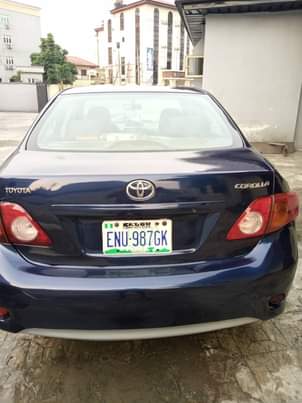 A picture of Toyota Corolla 010 manual gear sound engine good gear ac