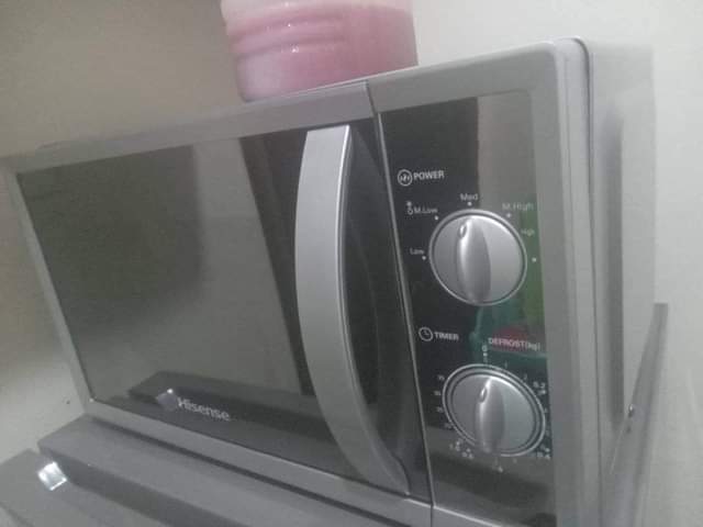 A picture of Faulty microwave
