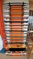 A picture of Curtain rods matallic and plastic