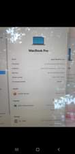A picture of Mackbook pro 2018 touch bar mpyaa tsh 1 600 000