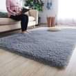 A picture of Classy fluffy center Bedside carpets