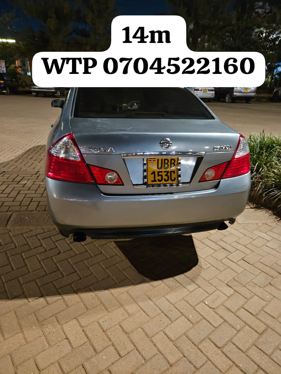 A picture of NOAH UBD AT 17.5M FUGA UBB AT 14.5M PROGRESS UAR