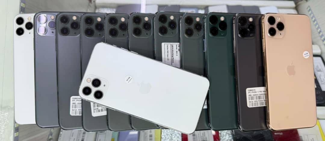 A picture of iphone 11 series