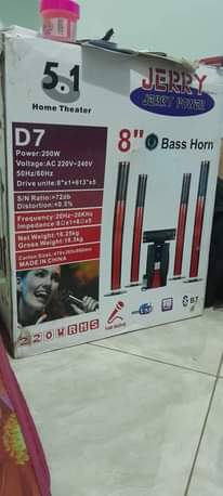 A picture of 43 inc smart plus Tv and Jerry power woofer on