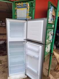 A picture of 255L capacity Hisense double door fridge on sale
