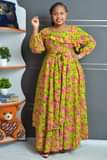 A picture of Unique maxi dress