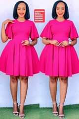 A picture of Round dress at la epic boutique