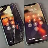 A picture of phone screens