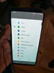 A picture of Samsung S9 dous simcards at 450k