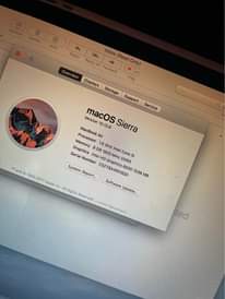 A picture of Mac book air i5