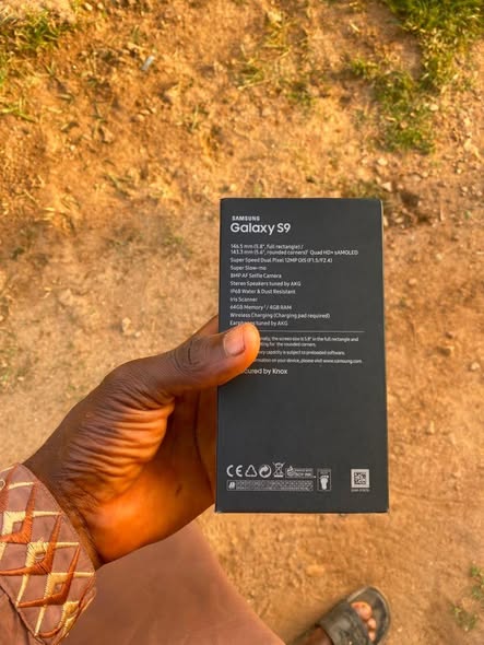 A picture of Samsung galaxy s9
