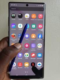 A picture of SAMSUNG GALAXY NOTE10 PLUS AT ONLY 230000