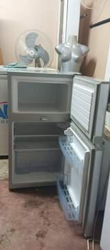 A picture of 130L capacity ADH double door fridge on the sale