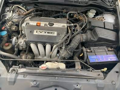 A picture of First user Engine and gear untouched Car was parked for