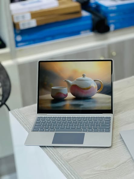A picture of Surface Laptop Go 10th Gen BEI 750 000 WhatsApp http