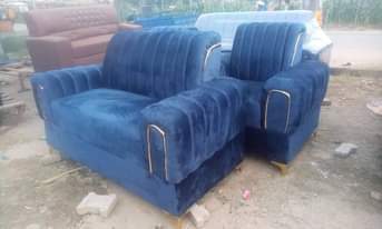 A picture of Item Complete set of 7 seater chairs Brand New Cloth