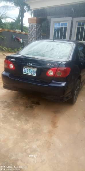A picture of first body Highest Grade Corolla sports untampered engine and gear
