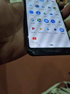 A picture of Google pixel 3 Crack kama inavyoonekana Simu inafanya kaz vzr