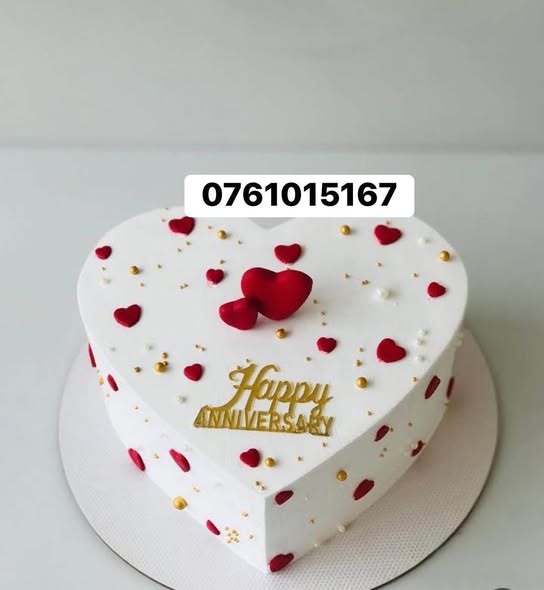 A picture of Heart shaped cakes