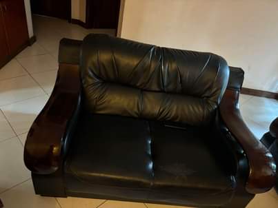 A picture of Leather sofa chairs