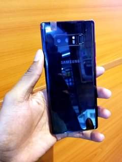 A picture of Samsung Galaxy Note 8 at 470k Call me or whatsapp