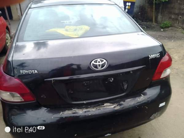 A picture of Toyota Yaris I m very sure of the engine The