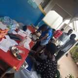 A picture of Jehova master of ceremony and event decorations