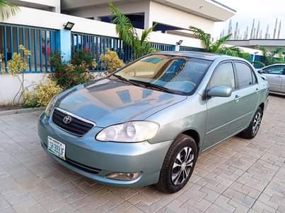 A picture of 06 Belgium standard Corolla for 4 8m only 09092034314