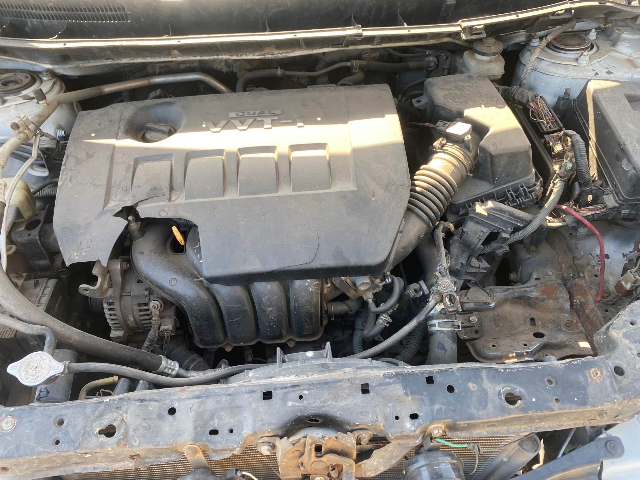 A picture of Distress Belgium standard 2010 Toyota matrix with every component working