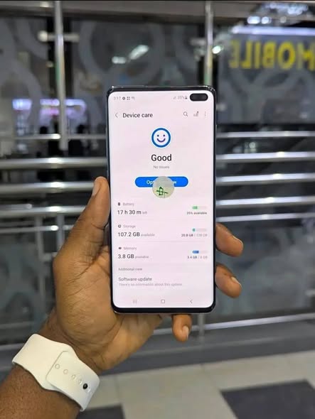 A picture of Samsung Galaxy S10 plus 5G