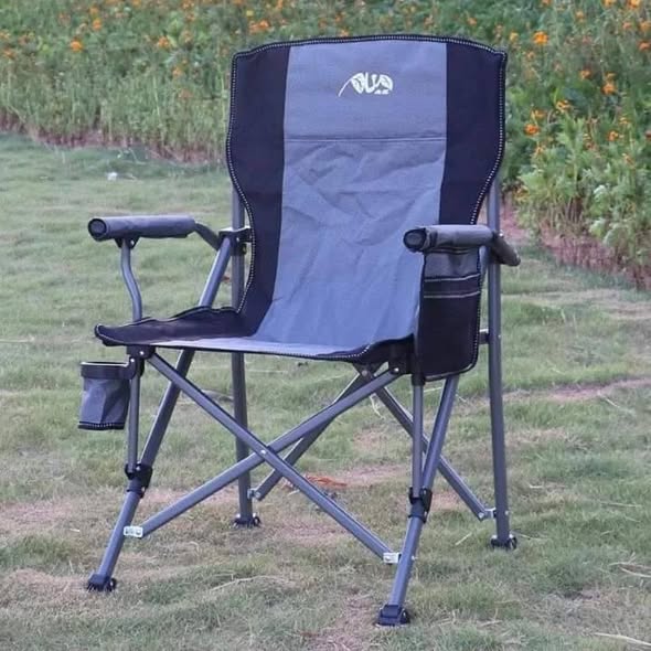 A picture of Foldable chairs with a free storage bag available each at