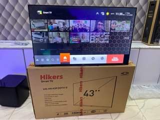 A picture of Hikers 43 inches smart digital frameless brand new tv at